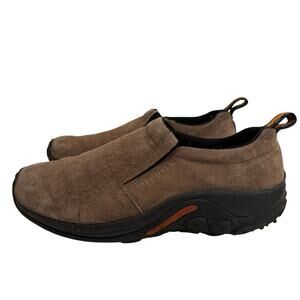 Merrell Mens 12 Jungle Moc Gunsmoke Suede Casual Comfort Slip On Shoes Walking